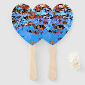 河川水ツリー ハンドファン (正面&裏面)