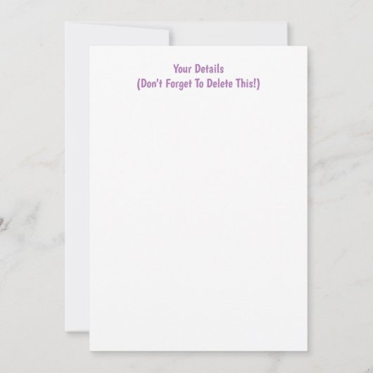 河川水招待状 (裏面)