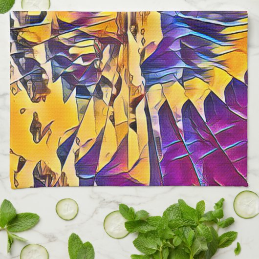 河川水 キッチンタオル (折り畳み)