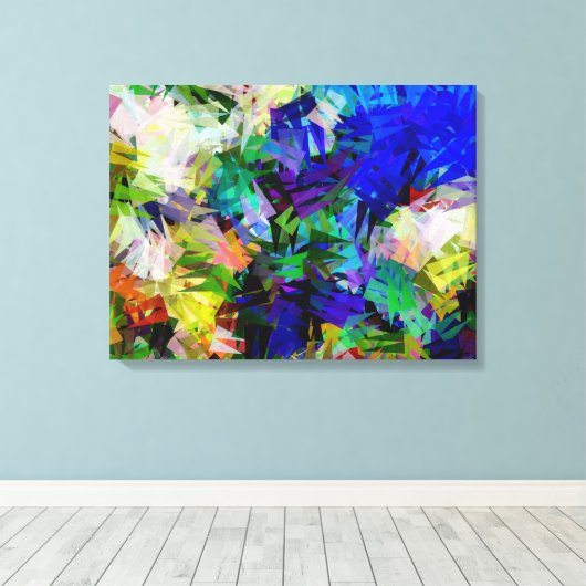 河川水 キャンバスプリント (インサイチュ (ウッドフロア))