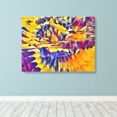 河川水 キャンバスプリント (インサイチュ (ウッドフロア))