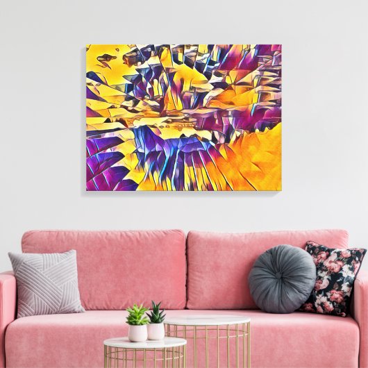 河川水 キャンバスプリント (インサイチュ (リビング))