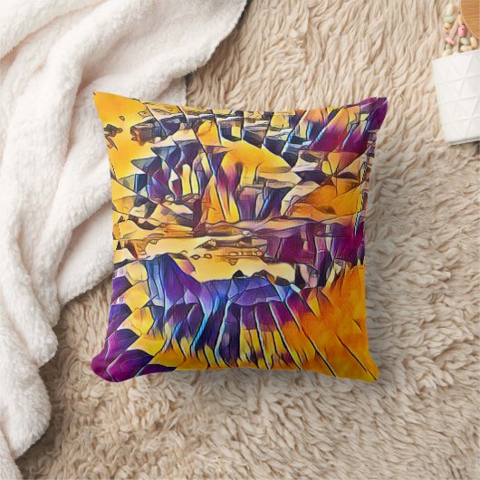 河川水 クッション (ブランケット)