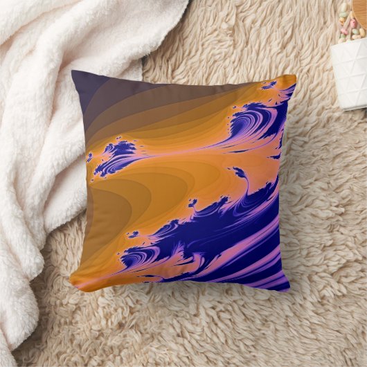 河川水 クッション (ブランケット)