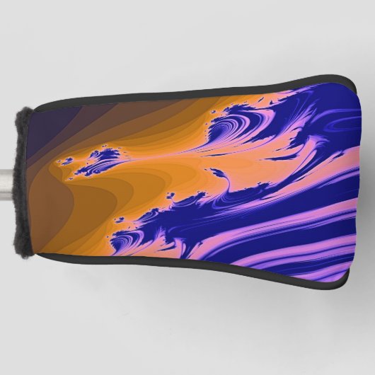 河川水 ゴルフヘッドカバー (正面)