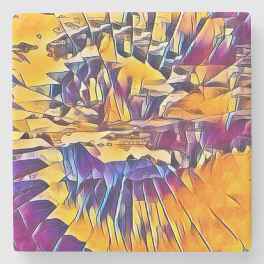 河川水 ストーンコースター (正面)