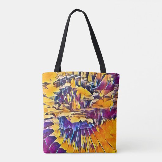 河川水 トートバッグ (裏面)