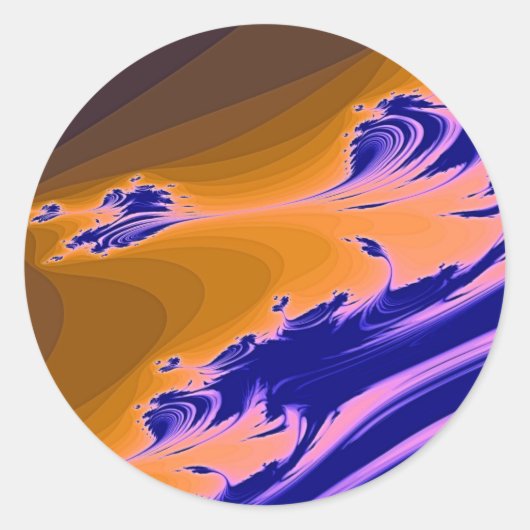 河川水 ラウンドシール (正面)