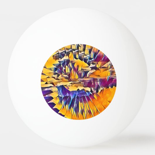 河川水 卓球ボール (正面)