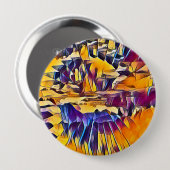 河川水 缶バッジ (正面&裏面)