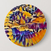 河川水 缶バッジ (正面)