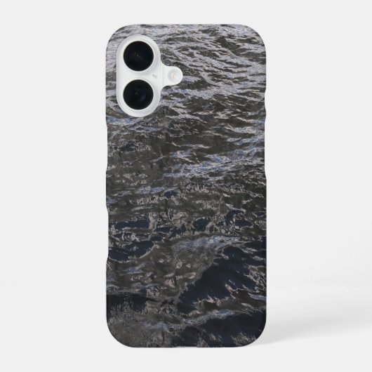 河川水 iPhone 16ケース (裏面)
