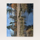 河川湿原の鳥の保護区 ジグソーパズル (縦)