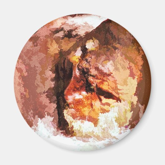 河川精神 マグネット (正面)