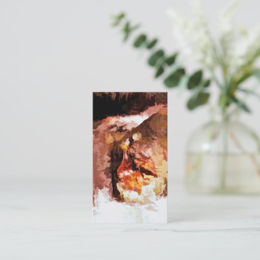 河川精神 名刺 (スタンド正面)