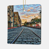 河川通りビュー セラミックオーナメント (左)