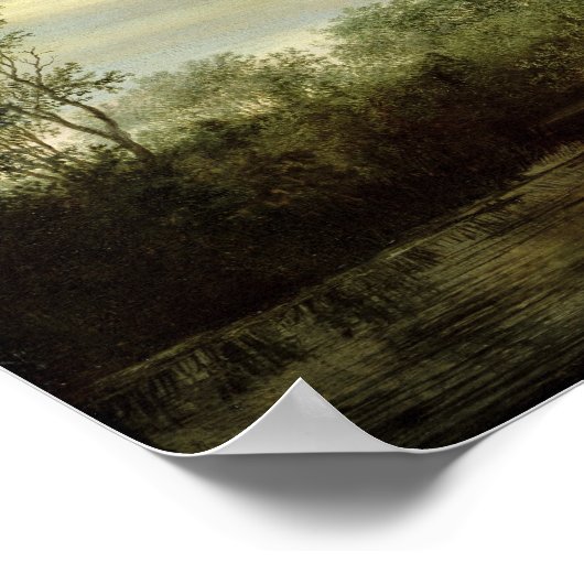 河川風景， 1645 ポスター (角)