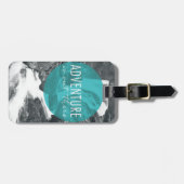 河川|冒険はそこにある引用文 ラゲッジタグ (正面横)