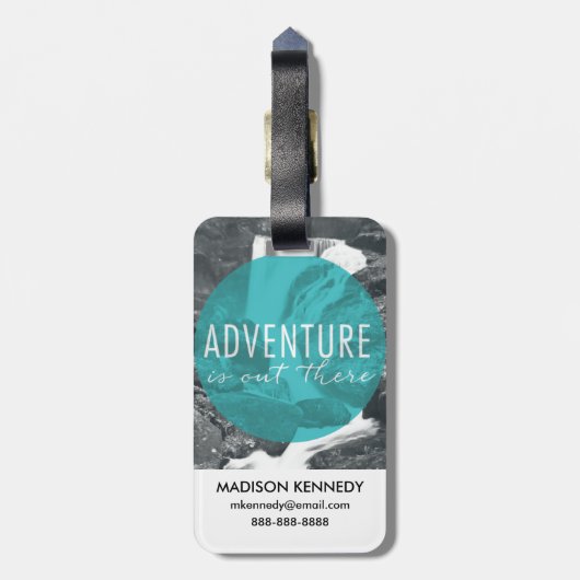 河川|冒険はそこにある引用文 ラゲッジタグ (裏面縦)