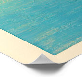 河瀬蓮井の大阪の道頓堀での朝 ポスター (角)