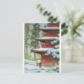 河瀬蓮井ウィンターシーン ポストカード (スタンド正面)