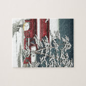 河瀬蓮井『雪の増上寺』川瀬 巴水 ジグソーパズル (横)