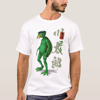 河童の日本ストリートウェア 水のインプ ようかい Tシャツ