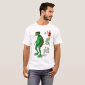 河童の日本ストリートウェア 水のインプ ようかい Tシャツ (正面フル)