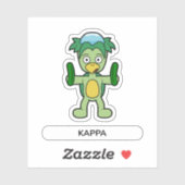 河童日本の妖怪 シール (シート)