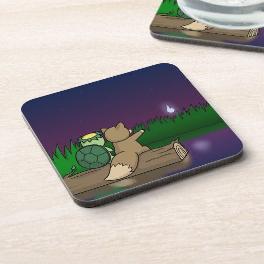 河童・狐日本の妖怪 コースター (左側)