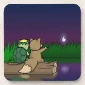 河童・狐日本の妖怪 コースター (正面)