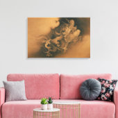 河野宝貝二龍の雲 キャンバスプリント (インサイチュ (リビング))