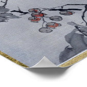 河鍋暁斎とカエル ポスター (角)