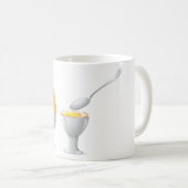 沸かされた卵のマグ コーヒーマグカップ (正面右)