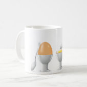 沸かされた卵のマグ コーヒーマグカップ (正面左)