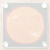 沸騰する太陽 ガラスコースター (裏面)