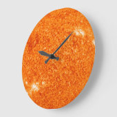 沸騰する太陽 ラージ壁時計 (傾斜)