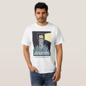 沸騰のカエルのポストの©サポート大人のTシャツ Tシャツ (正面フル)