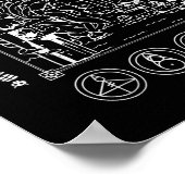 沸騰フクロウハウスラバーズハロウィーンクリスマス ポスター (角)