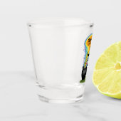 沸騰ユーモアのあるした釜で作った魔女のビール ショットグラス (左)