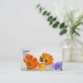 油および花 名刺 (スタンド正面)