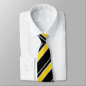 油および金ゴールドの斜めのストライプのなタイのように ネクタイ (タイ)