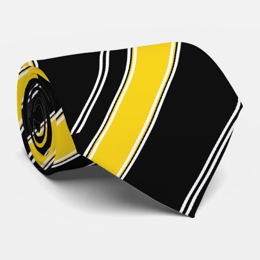 油および金ゴールドの斜めのストライプのなタイのように ネクタイ (ロール)