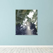 油が北東に広がる キャンバスプリント (インサイチュ (ウッドフロア))