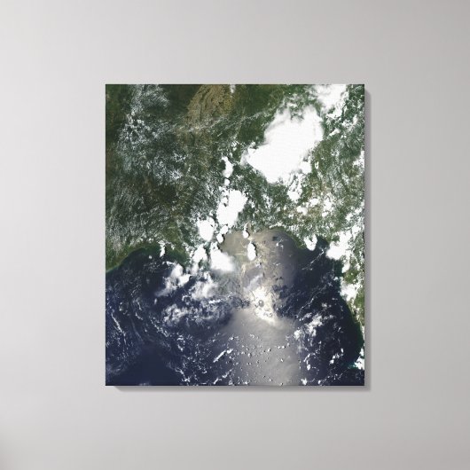 油が北東に広がる キャンバスプリント (正面)