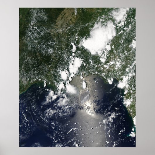 油が北東に広がる ポスター (正面)
