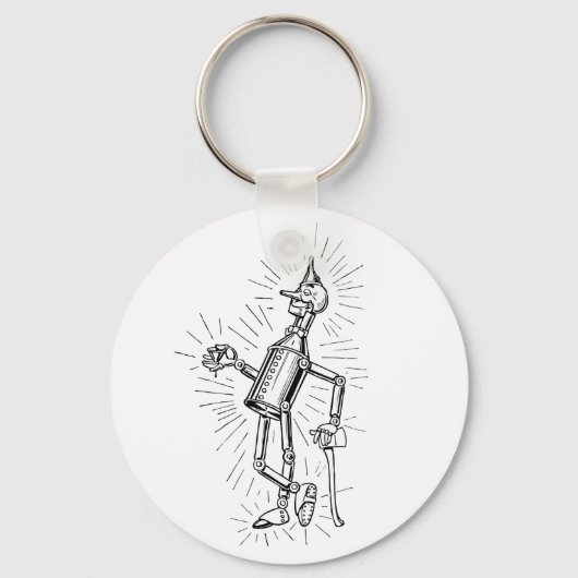 油で焼きたてのティンマン キーホルダー (正面)