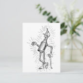 油で焼きたてのティンマン ポストカード (スタンド正面)