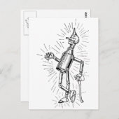 油で焼きたてのティンマン ポストカード (正面/裏面)