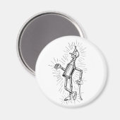 油で焼きたてのティンマン マグネット (正面/裏面)